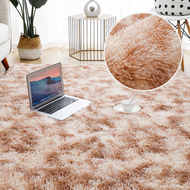 Thick Carpet For Living Room Plush Rug - GimmeWarehouse