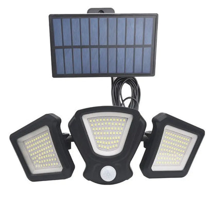 Three Head Solar Wall 216Led Outdoor Table Lamp - GimmeWarehouse