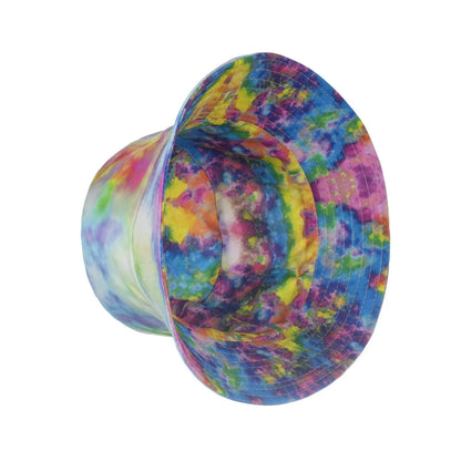 Tie-Dyed Double-Sided Wide Brim Protective Sun Hat - GimmeWarehouse