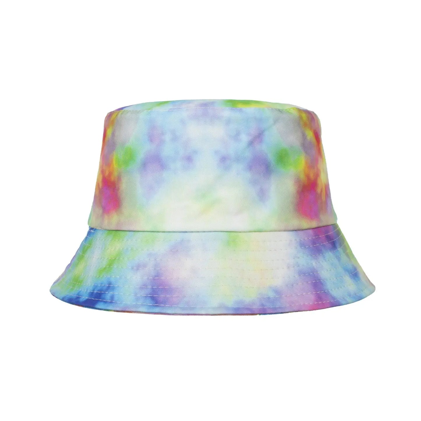 Tie-Dyed Double-Sided Wide Brim Protective Sun Hat - GimmeWarehouse