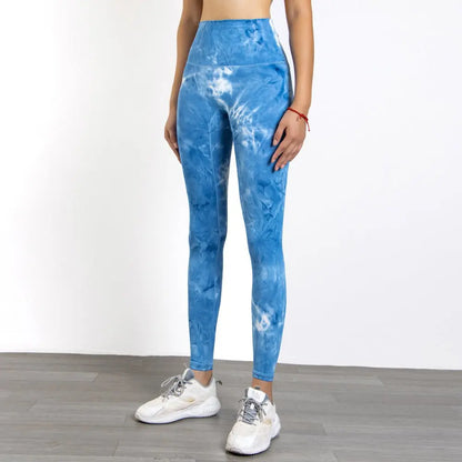 Tie Dye T-Line Exercise Pants For Women - GimmeWarehouse