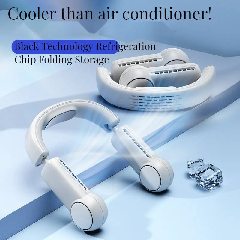 USB Mini Lazy Cooling Hanging Neck Fan - GimmeWarehouse