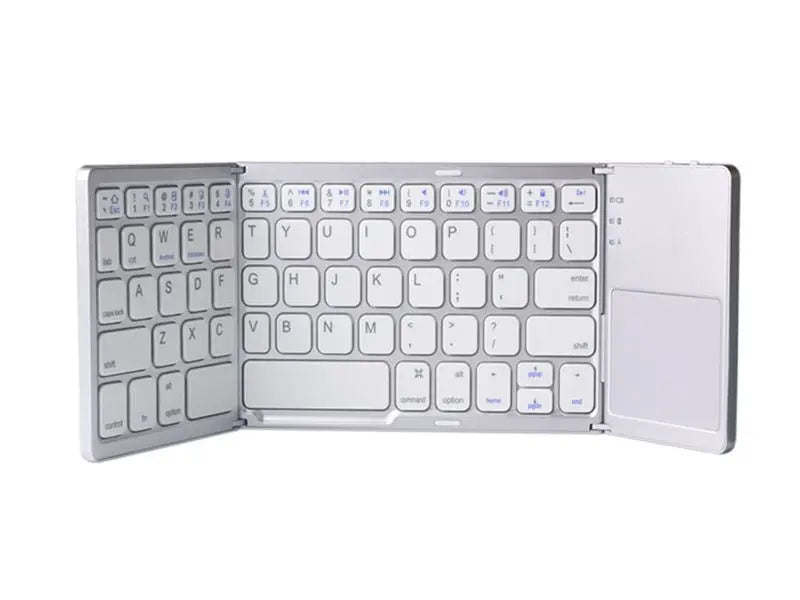 Ultra-thin Tri-fold Folding Touch Keyboard - GimmeWarehouse