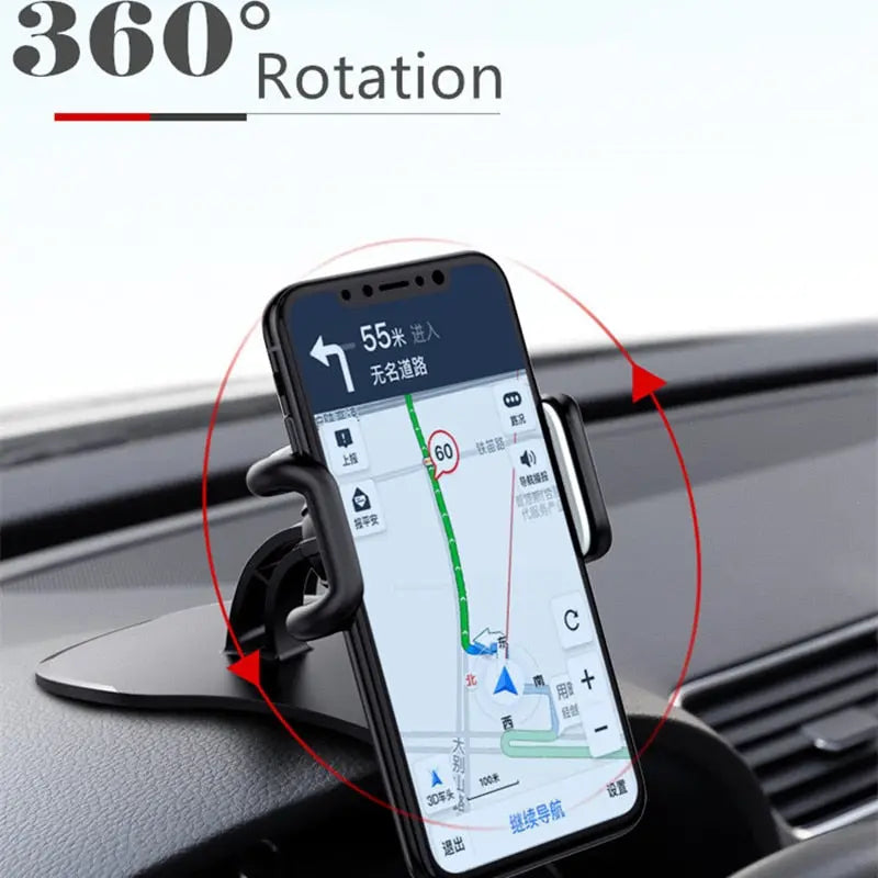 Universal Dashboard Car Phone Holder Easy Clip Mount Stand GPS Display Bracket Car Holder Support For iPhone 8 X Samsung XiaoMi - GimmeWarehouse