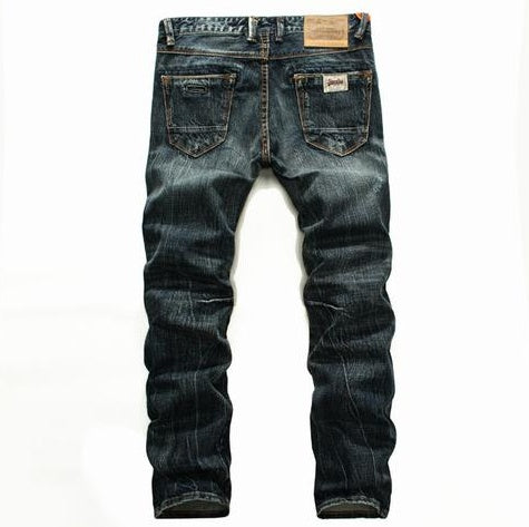 Vintage Men Dark Jeans - GimmeWarehouse