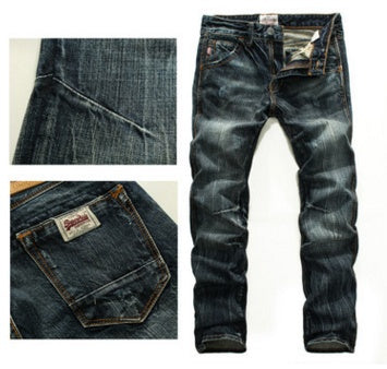 Vintage Men Dark Jeans - GimmeWarehouse