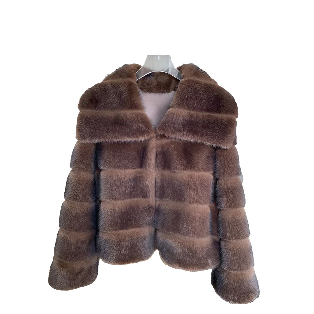 Winter Coats Woman 2024 Ins Hot Fashion Girls Fluffy Jacket Faux Fur Coat Women Thick Warm Outerwear Fluffy Faux Mink Fur Jacket - GimmeWarehouse