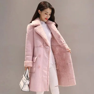 Winter Fashion New High Quality Rabbit fur coat Velvet Fur Coat Long Fur Coat Female Loose Thick Warm Mink fur Teddy coat - GimmeWarehouse