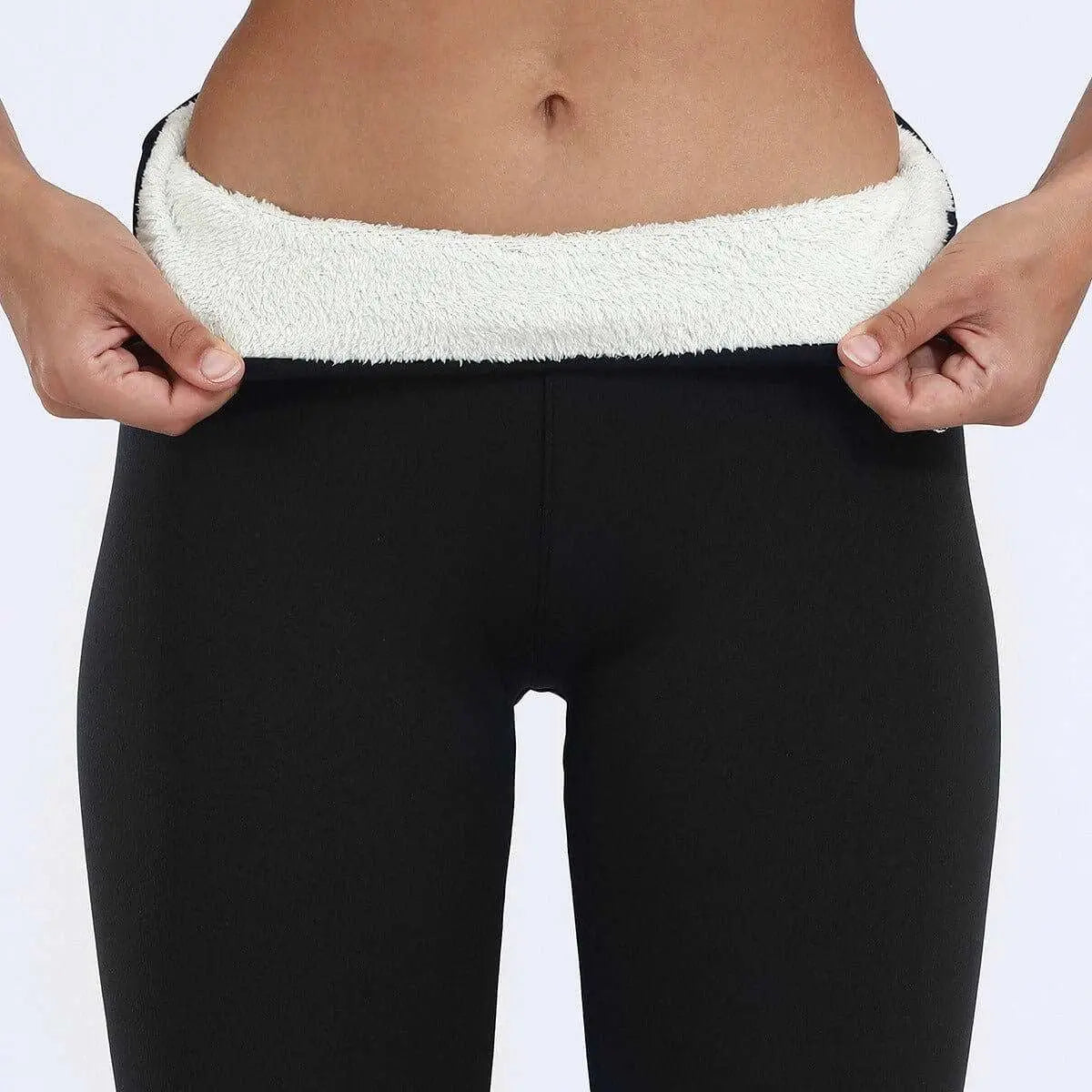 Large Size Plus Velvet Tight Thermal Pants Autumn And Winter Models Lamb's Wool Thickened Elastic Women's Bottoming Pants Gimme that