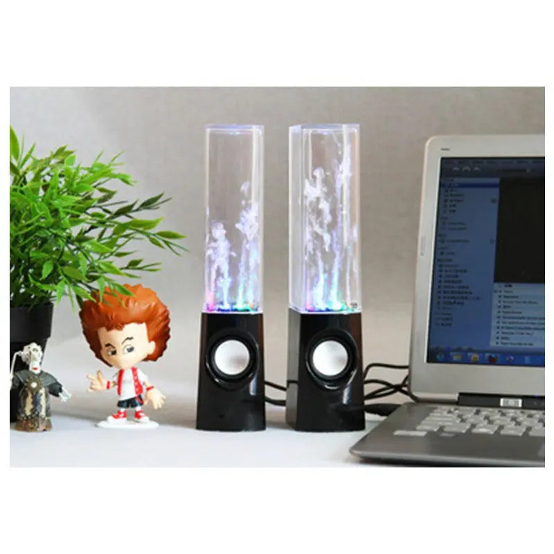 Wireless Dancing Water Speaker LED Light Fountain Speaker Home Party - GimmeWarehouse