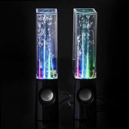 Wireless Dancing Water Speaker LED Light Fountain Speaker Home Party - GimmeWarehouse