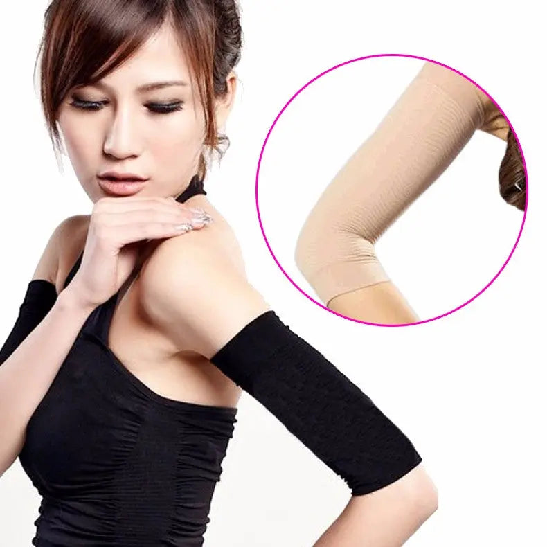 Women Arm Shaping Sleeves Ladies Elastic Slimming Shaperwear - GimmeWarehouse