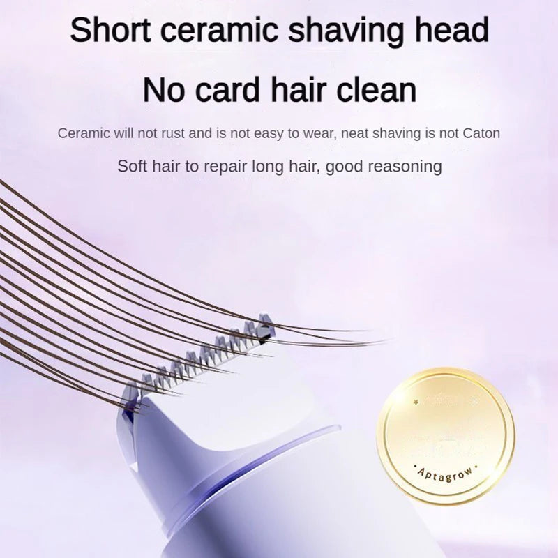 Women Mini Electric Hair Shaver Portable Waterproof Epilators Washable Blade Lady Girl Hair Removal Clipper - GimmeWarehouse