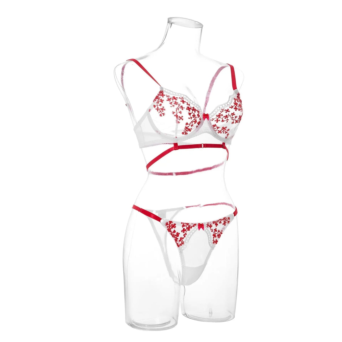 Women's Floral Embroidered Underwear Bra Gimme that