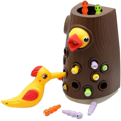 Woodpecker Insect Catching Early Childhood Education Game - GimmeWarehouse