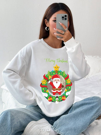 Women's Christmas Sweater Top - Festive and Cozy