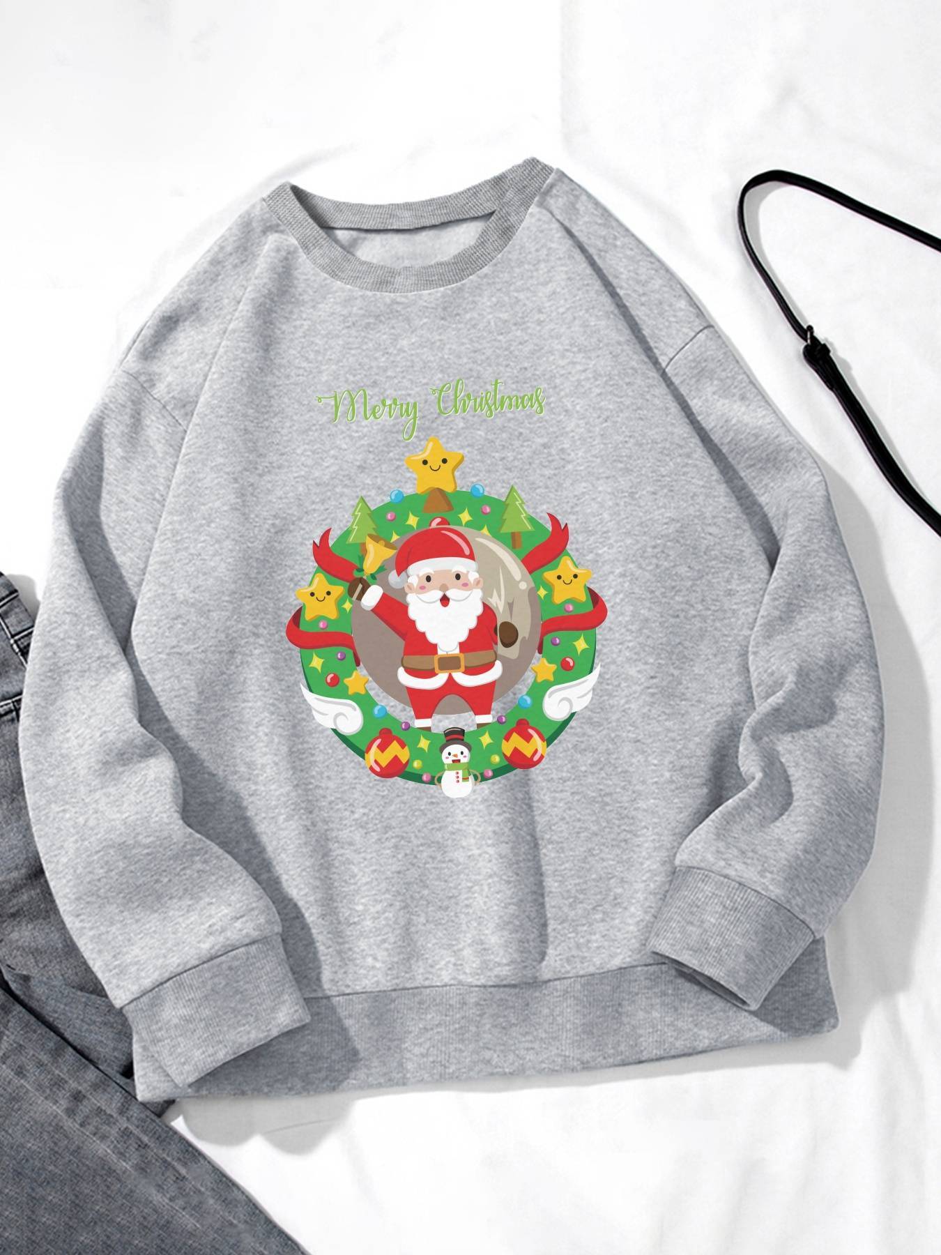 Women's Christmas Sweater Top - Festive and Cozy