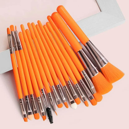 15 Pcs/set  makeup brushes Eye Shadow Eyelash Eyebrow Brush Fluorescent Series Foundation Blush Blending Beauty Make Up tools Gimme that