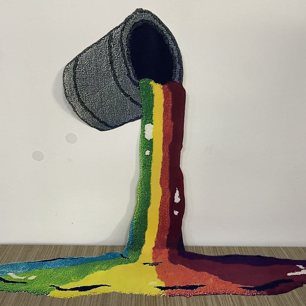 3D Wall Hanging Rainbow Bedside Pad Doormat - GimmeWarehouse