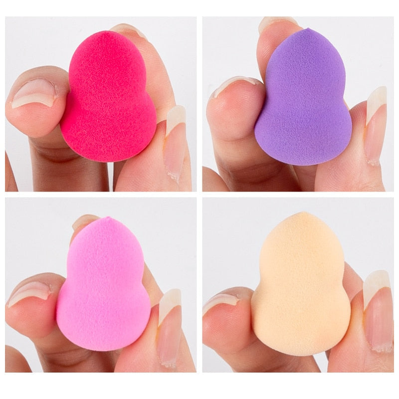 4pcs Makeup Blender Cosmetic Puff Makeup Sponge with Storage Box Foundation Powder Sponge Beauty Tool Women Make Up Accessories Gimme that