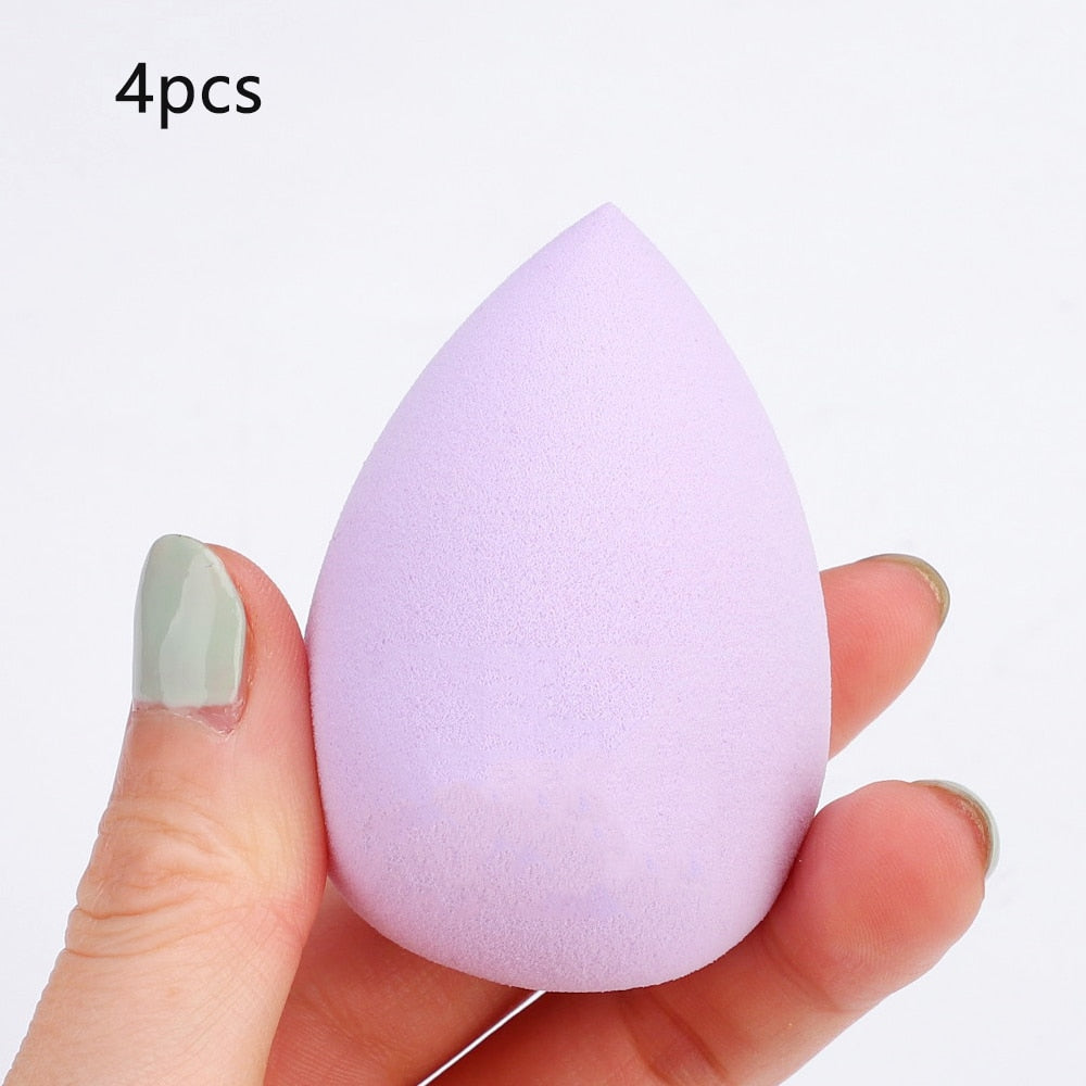 4pcs Makeup Blender Cosmetic Puff Makeup Sponge with Storage Box Foundation Powder Sponge Beauty Tool Women Make Up Accessories Gimme that