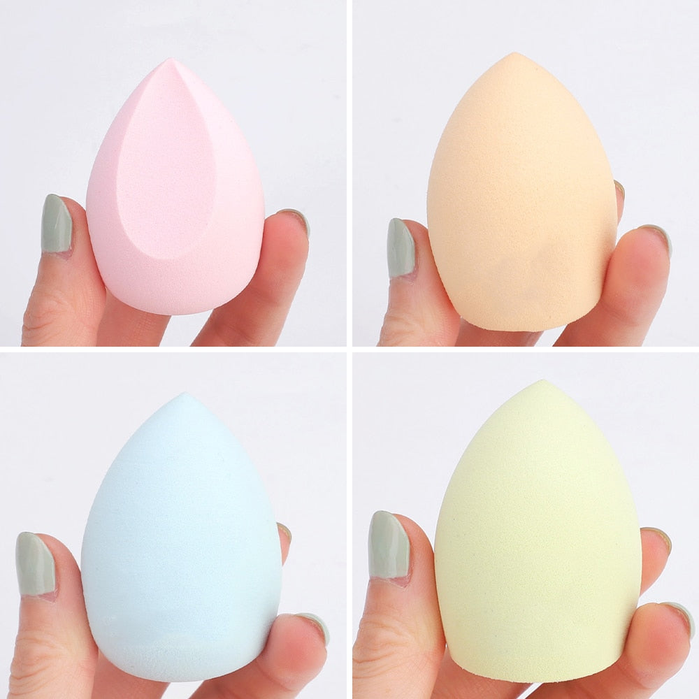 4pcs Makeup Blender Cosmetic Puff Makeup Sponge with Storage Box Foundation Powder Sponge Beauty Tool Women Make Up Accessories Gimme that