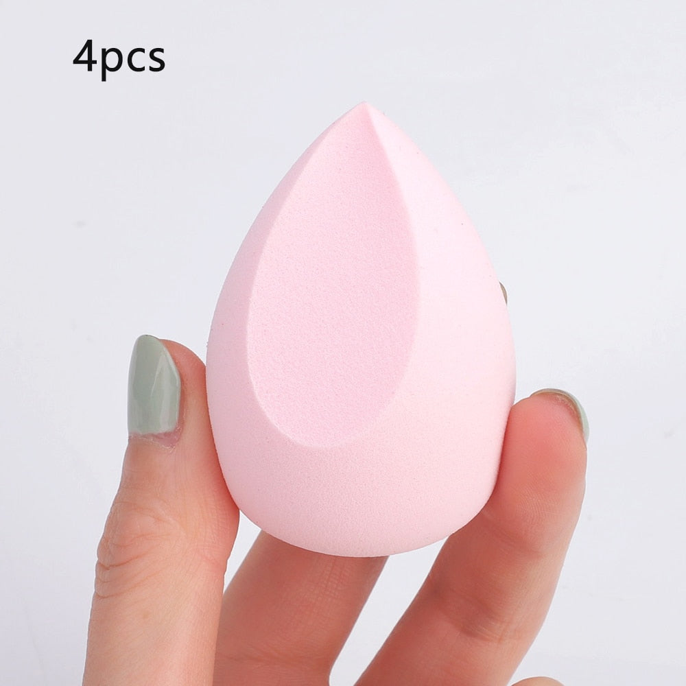 4pcs Makeup Blender Cosmetic Puff Makeup Sponge with Storage Box Foundation Powder Sponge Beauty Tool Women Make Up Accessories Gimme that