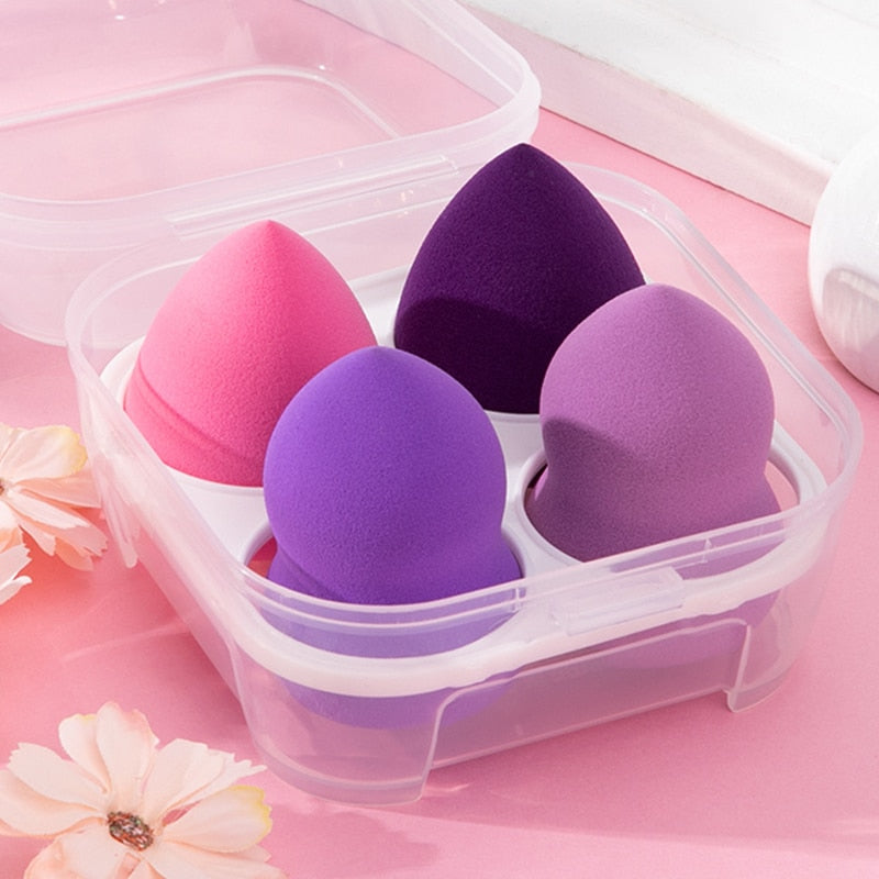 4pcs Cosmetic Puff Foundation Powder Sponge Beauty Accessories - GimmeWarehouse