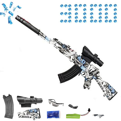 AK47 Gel Blaster Gun Toy Gun Electric Burst Gel Water Bomb Gun - GimmeWarehouse