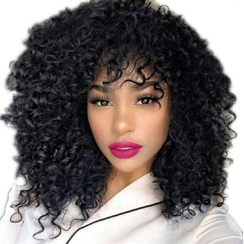 African Short Curly Hair Female Wigs - GimmeWarehouse