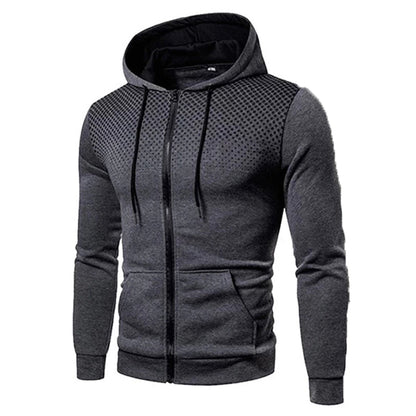 Autumn and winter zipper sweater men's zipper cardigan Hooded Jacket cross border young men's leisure Gimme that