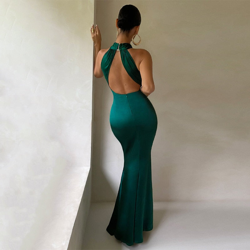 Bianca Backless Maxi Dress - GimmeWarehouse