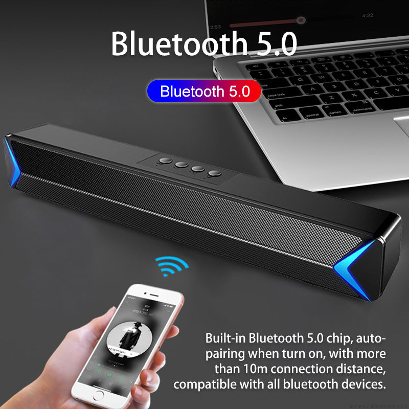 Bluetooth-compatible Surround SoundBar For PC n HomeTheater - GimmeWarehouse