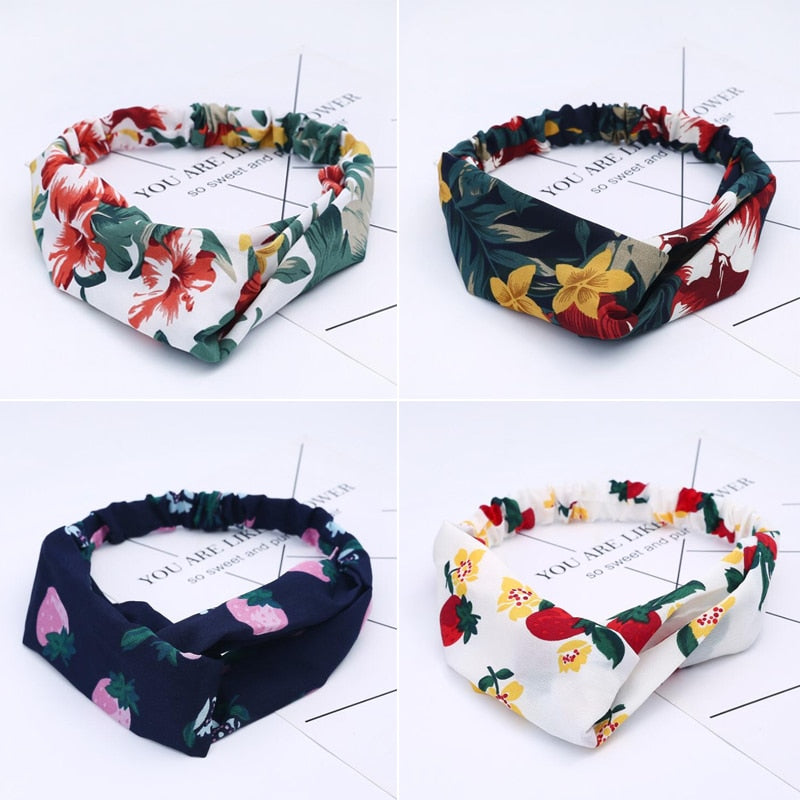 Bohemian Turban Bandage Bandanas HairBands - GimmeWarehouse