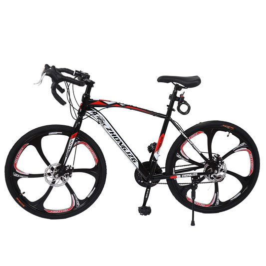 Commuters Full Suspension Road Bike 21 Speed Disc Brakes, 700c Gimme that