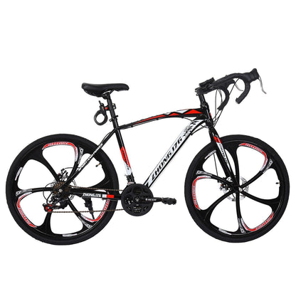 Commuters Full Suspension Road Bike 21 Speed Disc Brakes, 700c Gimme that