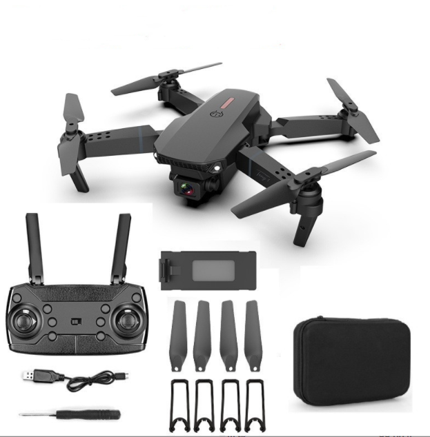 E88 Drone HD Camera Quadcopter Long Range Air Pressure Fixed Height Children's Remote Control Aircraft Drone Gimme that