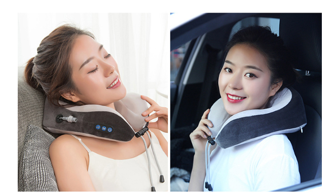 Electric U Pillow Multifunctional Shoulder Cervical Massager - GimmeWarehouse