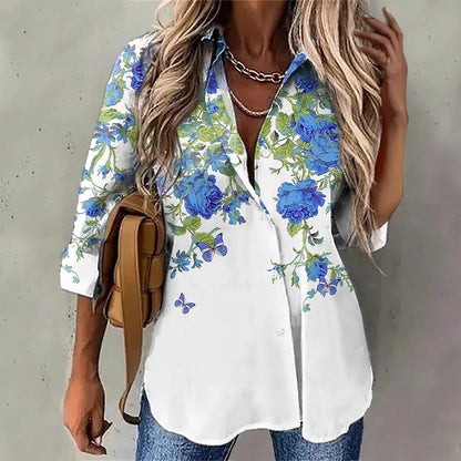 Elegant Loose Women Shirts - GimmeWarehouse