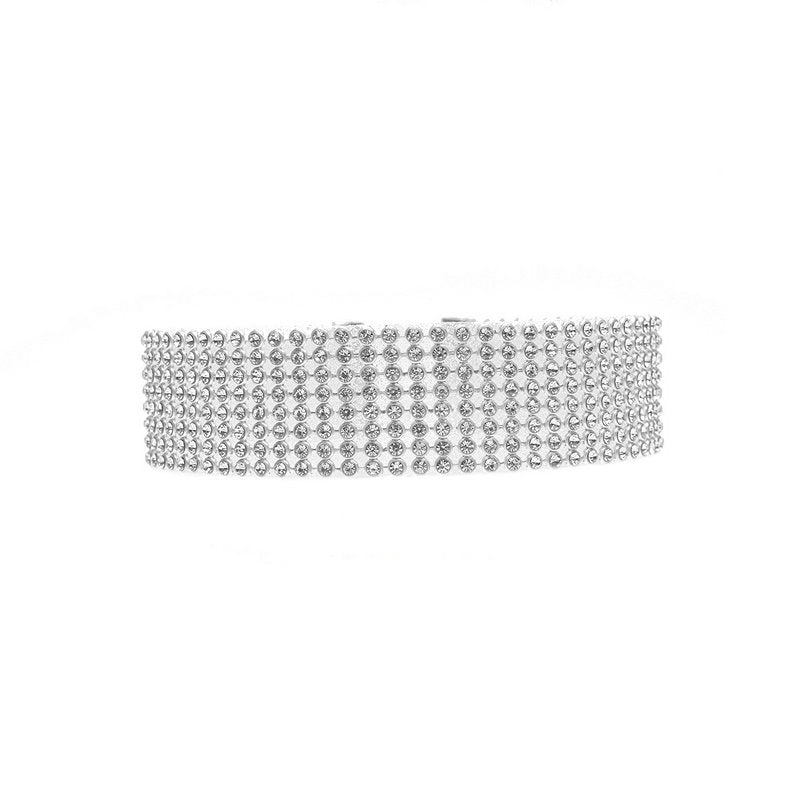 Full Crystal Rhinestone Choker Necklace for Women - GimmeWarehouse