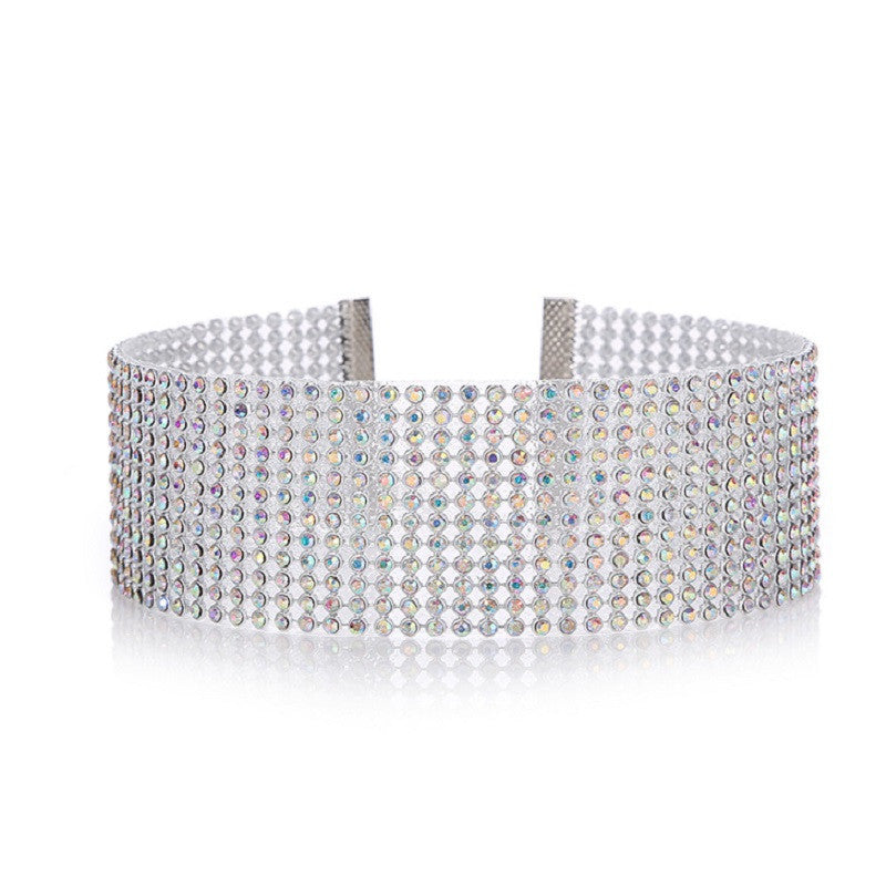 Full Crystal Rhinestone Choker Necklace for Women - GimmeWarehouse