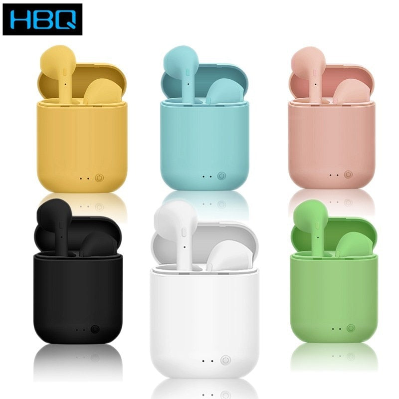 HBQ Mini-2 Bluetooth Wireless With Mic Charging Box Mini Earbuds - GimmeWarehouse