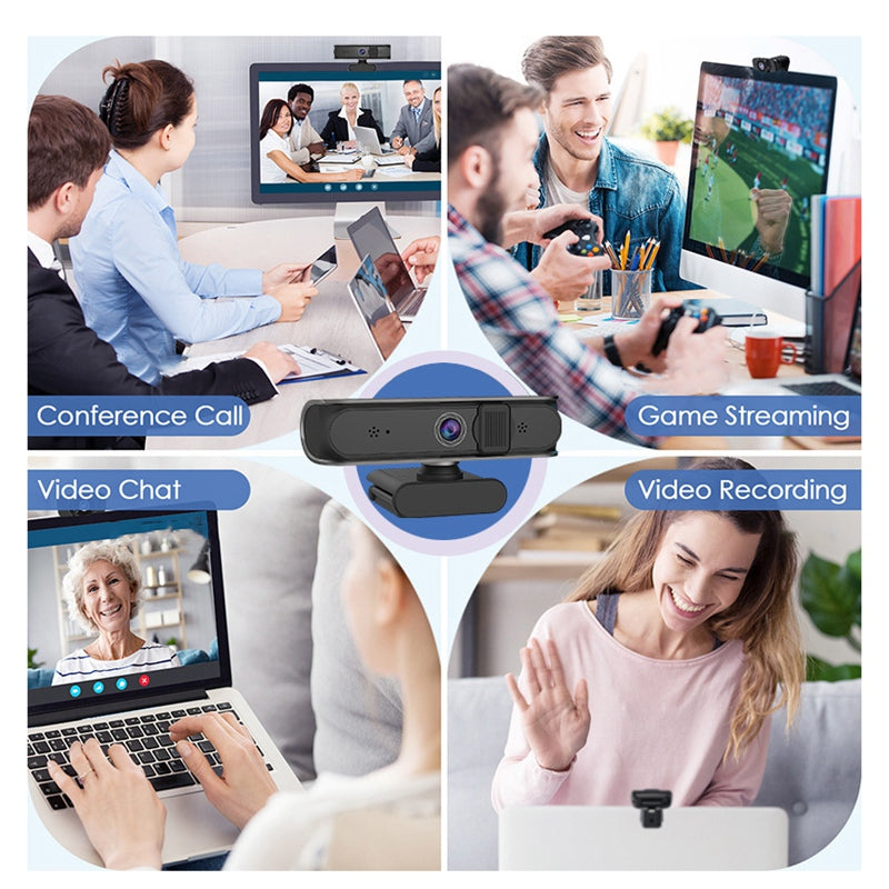 HD AF Computer Video Computer Camera for Meeting Family Video Friend Chat 5 Million Auto Focus Support 720P1080P - GimmeWarehouse