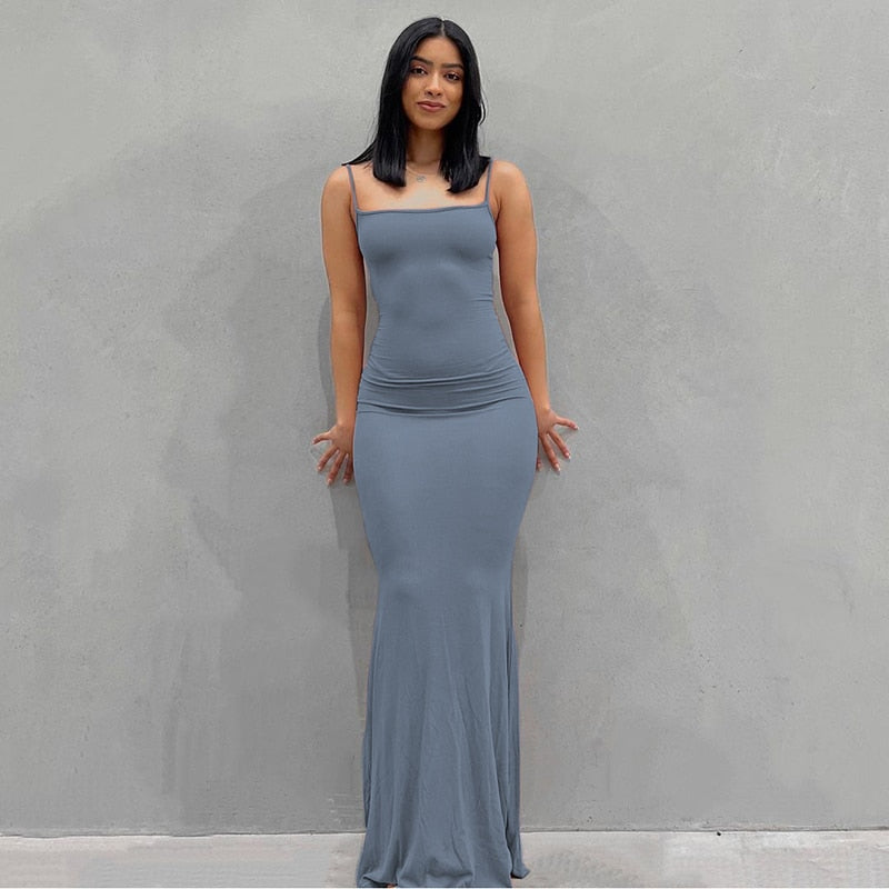 Jade Sleeveless maxi dress - GimmeWarehouse