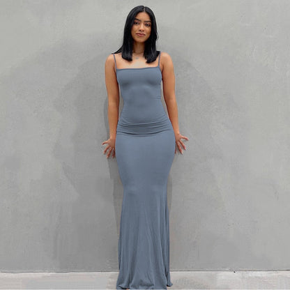 Jade Sleeveless maxi dress - GimmeWarehouse