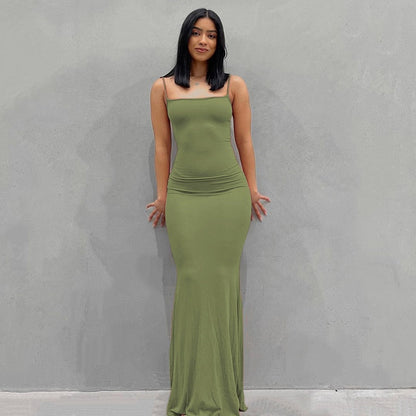 Jade Sleeveless maxi dress - GimmeWarehouse