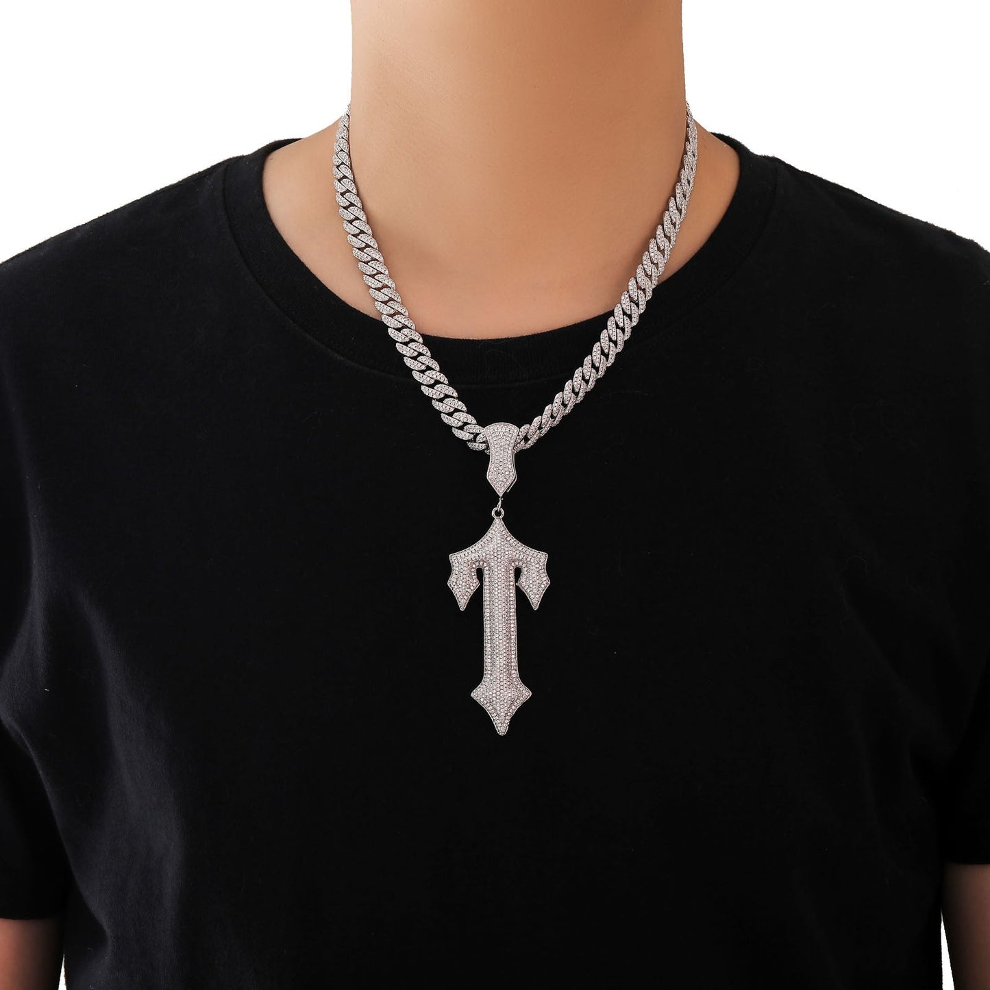 Men's Fashion Cross Pendant Necklace Gimme that