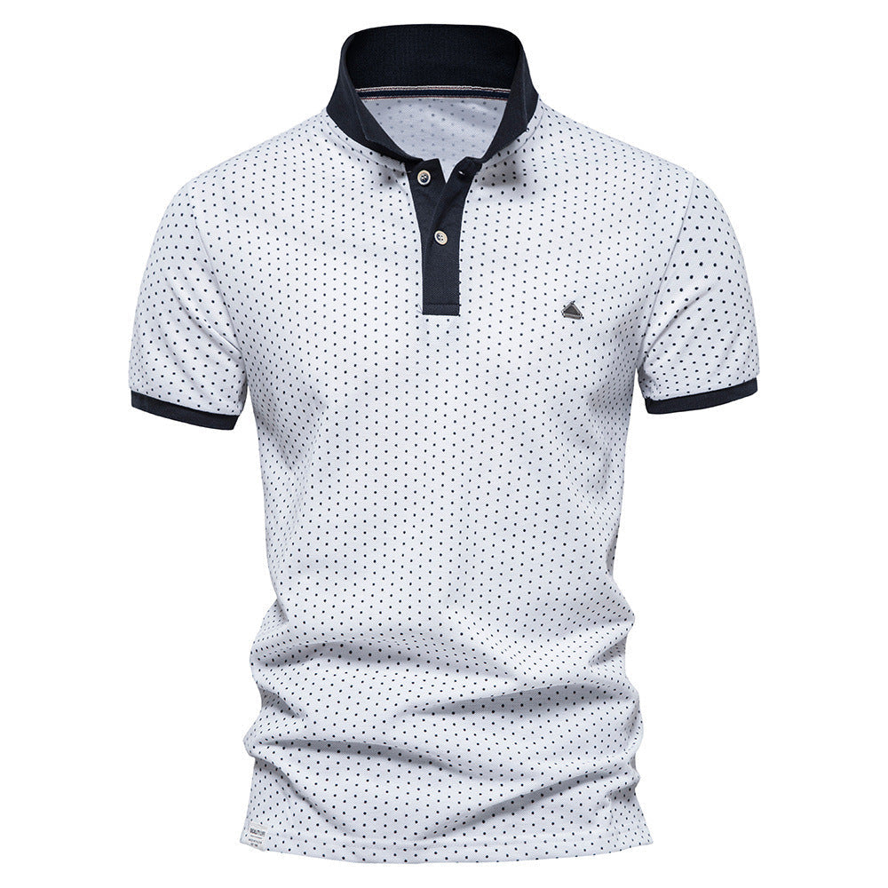 Men's Polo Shirt T-Shirt Fashion Lapel Polka Dot Gimme that