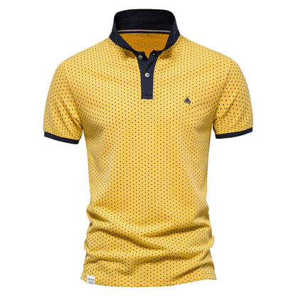 Men's Polo Shirt T-Shirt Fashion Lapel Polka Dot Gimme that