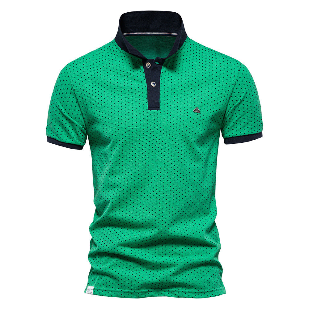 Men's Polo Shirt T-Shirt Fashion Lapel Polka Dot Gimme that